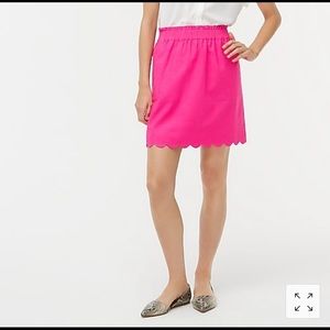 J Crew Scalloped Skirt-NWT